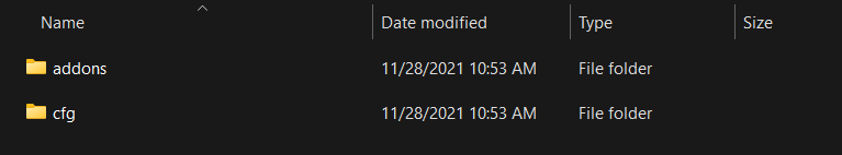 Mod folder